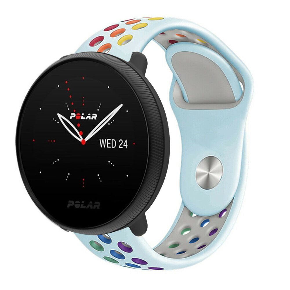 Strap-it Strap-it Bracelet sport Polar Ignite 3 (bleu clair/coloré) Strap-it Strap-it Bracelet sport Polar Ignite 3 (bleu clair/coloré)