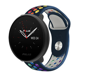 Strap-it Bracelet sport Polar Ignite 3 (bleu foncé/coloré)