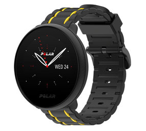 Strap-it Bracelet à boucle sport Polar Ignite 3 (noir/jaune)