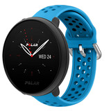 Strap-it Bracelet silicone avec trous Polar Ignite 3 (bleu Clair)