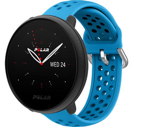 Strap-it Bracelet silicone avec trous Polar Ignite 3 (bleu Clair)