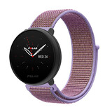 Strap-it Bracelet nylon Polar Ignite 3 (lilas)
