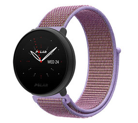 Strap-it Bracelet nylon Polar Ignite 3 (lilas)