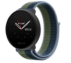 Strap-it Bracelet nylon Polar Ignite 3 (vert/gris)
