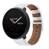 Strap-it Bracelet cuir Polar Ignite 3 (blanc)