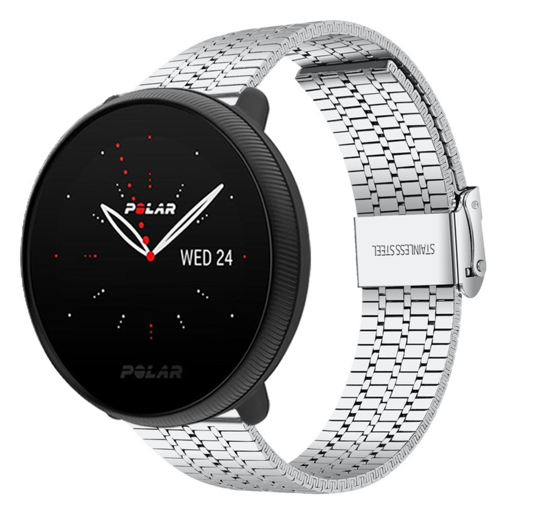 Strap-it Strap-it Bracelet acier inoxydable Polar Ignite 3 (argent)
