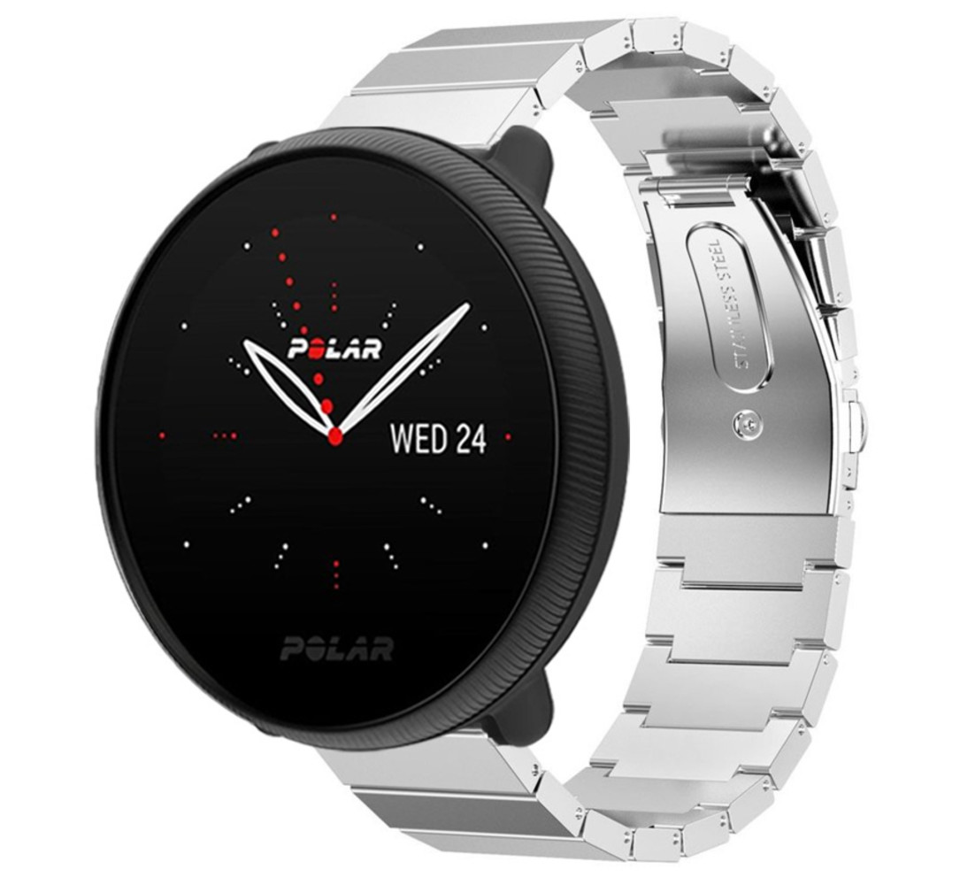 Strap-it Strap-it Bracelet métal Polar Ignite 3 (argent) Strap-it Strap-it Bracelet métal Polar Ignite 3 (argent)