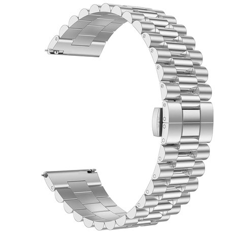 Strap-it Strap-it Bracelet acier présidentiel Polar Ignite 3 (argent) Strap-it Strap-it Bracelet acier présidentiel Polar Ignite 3 (argent)