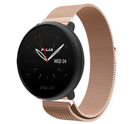 Strap-it Bracelet Milanais Polar Ignite 3 (or rose)