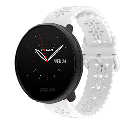 Strap-it Bracelet silicone à motifs Polar Ignite 3 (blanc)