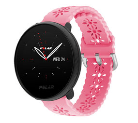 Strap-it Bracelet silicone à motifs Polar Ignite 3 (rose vif)