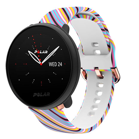 Strap-it Strap-it Bracelet Silly Stripes Polar Ignite 3