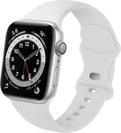 Strap-it Strap-it Bracelet Apple Watch silicone (blanc)