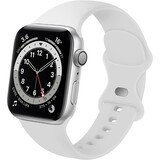 Strap-it Bracelet Apple Watch silicone (blanc)