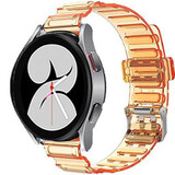 Strap-it Bracelet cristal Samsung Galaxy Watch 4 40mm (orange transparent)