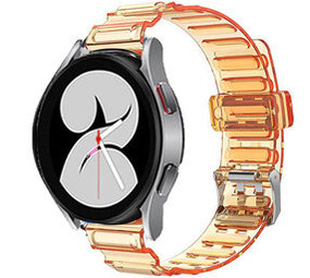 Strap-it Bracelet cristal Samsung Galaxy Watch 4 40mm (orange transparent)