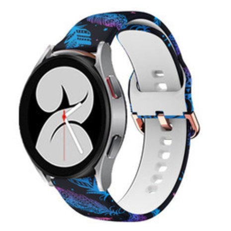 Strap-it Strap-it Bracelet Funky Feather Samsung Galaxy Watch 4 40mm