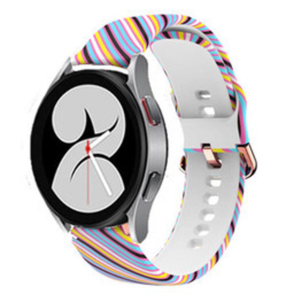 Strap-it Strap-it Bracelet Silly Stripes Samsung Galaxy Watch 4 40mm