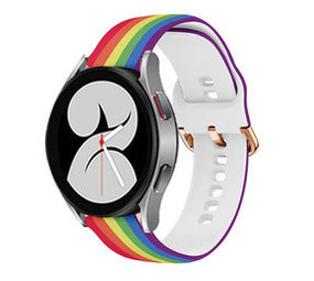 Strap-it Bracelet l'arc-en-ciel Samsung Galaxy Watch 4 40mm