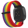 Strap-it Strap-it Bracelet nylon Fitbit Versa 4 (arc-en-ciel) Strap-it Strap-it Bracelet nylon Fitbit Versa 4 (arc-en-ciel)
