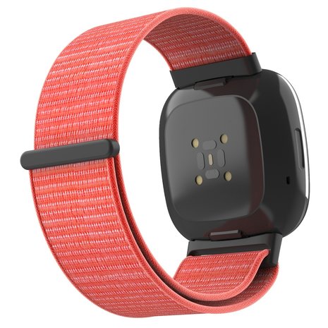 Strap-it Strap-it Bracelet nylon Fitbit Sense 2 (orange)