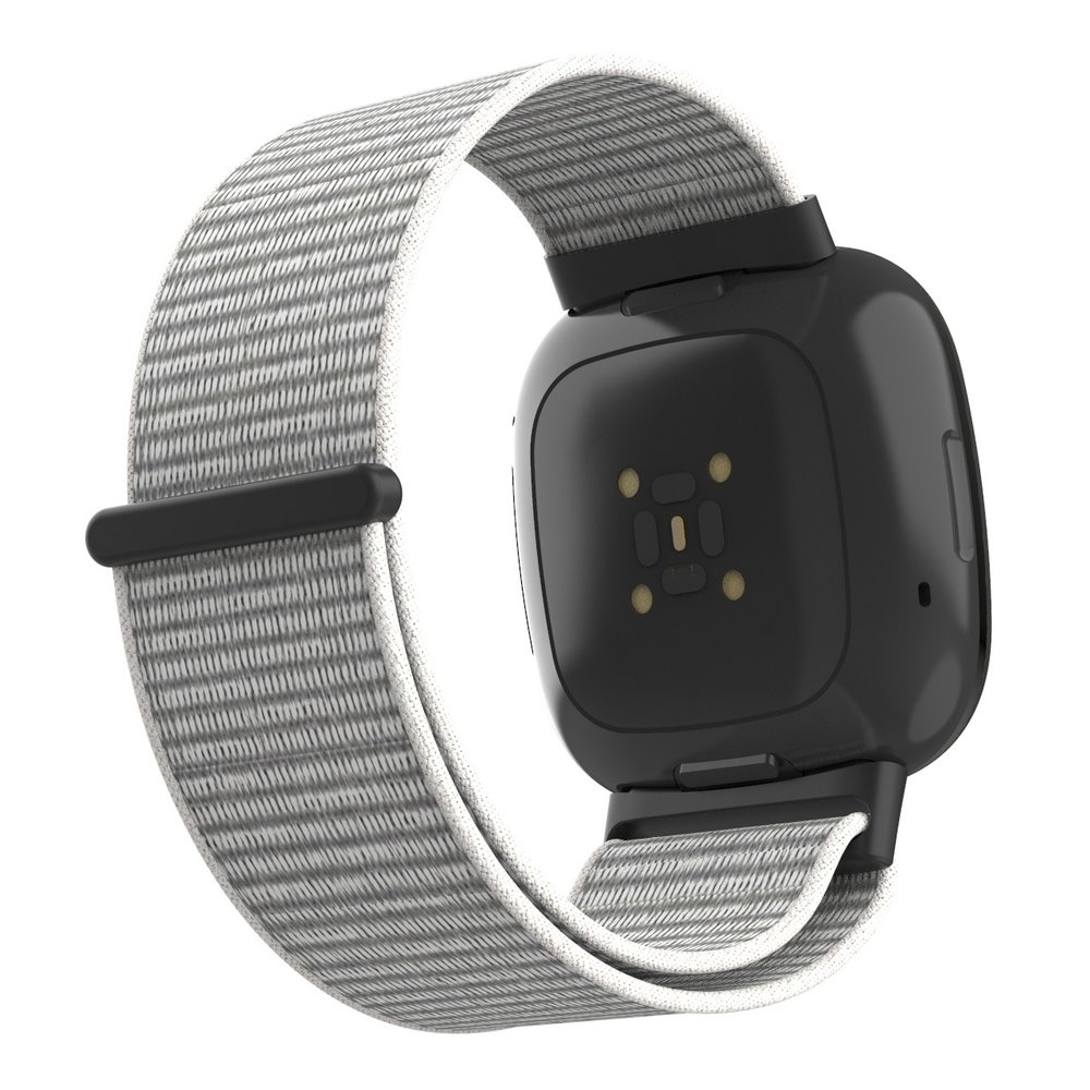 Strap-it Strap-it Bracelet nylon Fitbit Sense 2 (gris)
