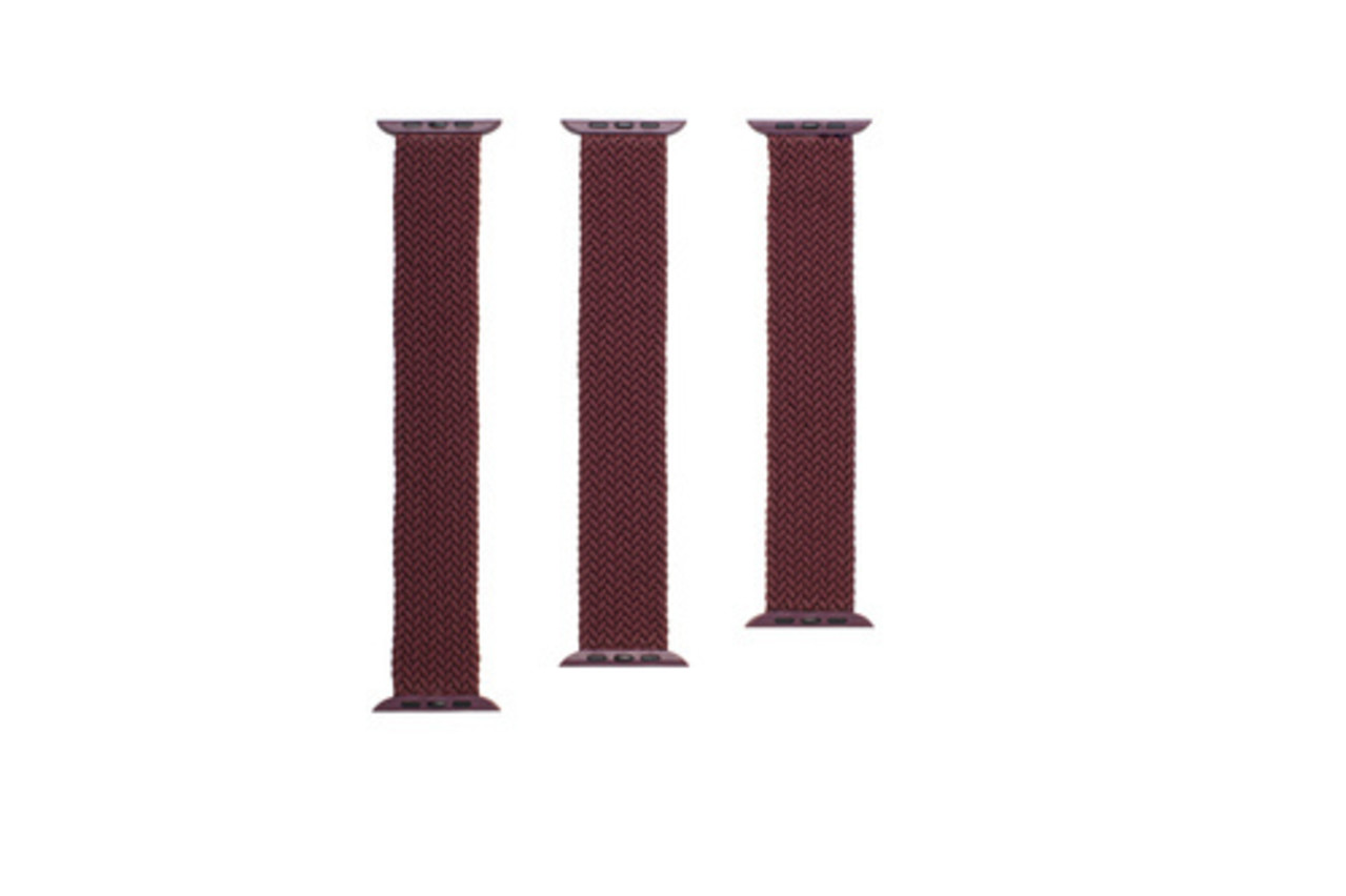 Gear4 Gear4 Bracelet en nylon tressé Apple Watch (bordeaux) Gear4 Gear4 Bracelet en nylon tressé Apple Watch (bordeaux)