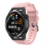 Strap-it Bracelet silicone avec boucle Huawei Watch GT (rose)