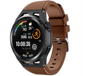 Strap-it Bracelet silicone avec boucle Huawei Watch GT (marron)