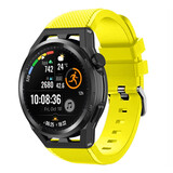 Strap-it Bracelet silicone avec boucle Huawei Watch GT (jaune)