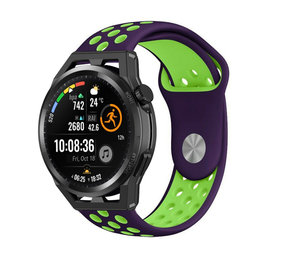 Strap-it Bracelet sport Huawei Watch GT (violet/vert)