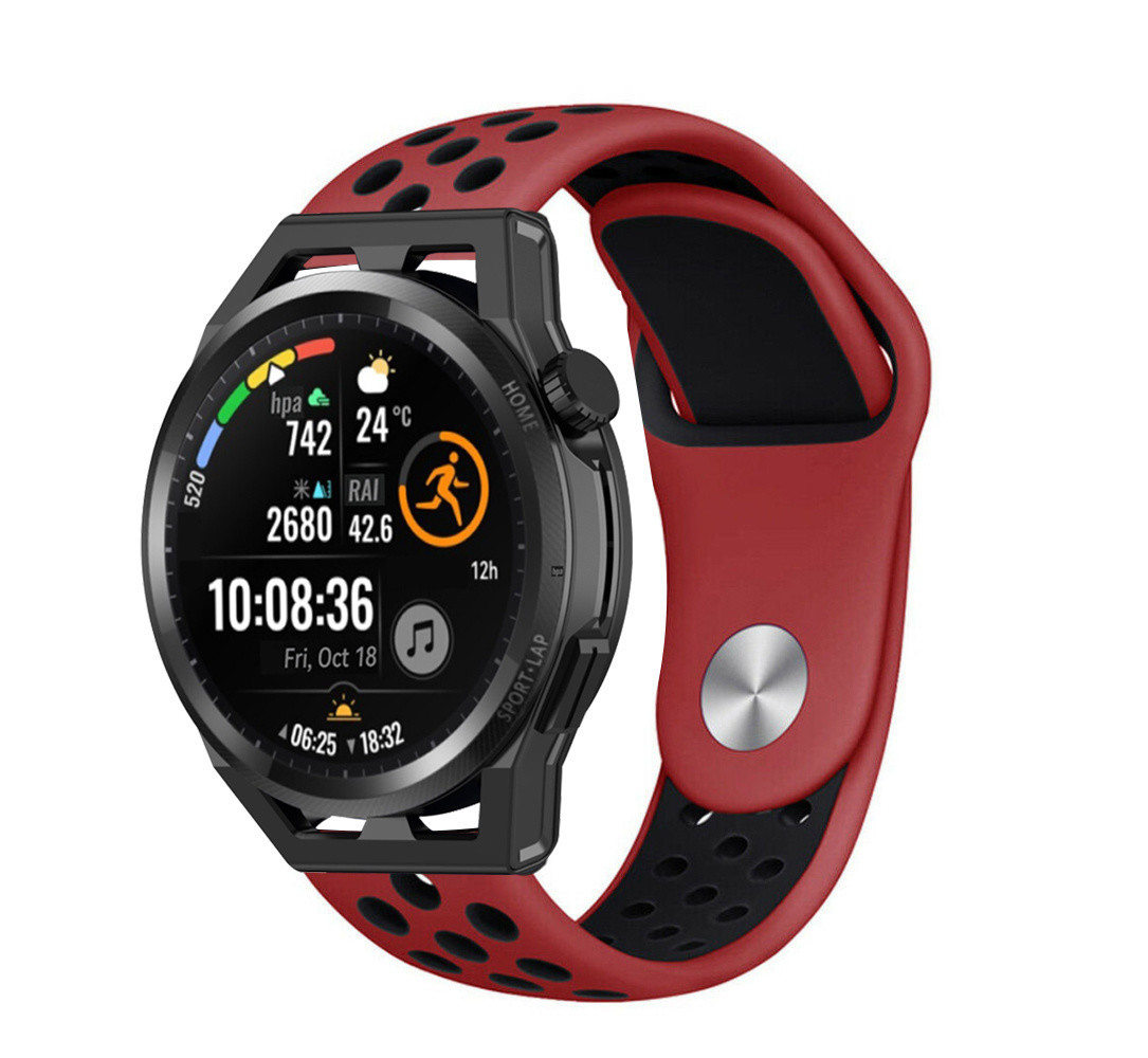 Strap-it Strap-it Bracelet sport Huawei Watch GT (rouge/noir)