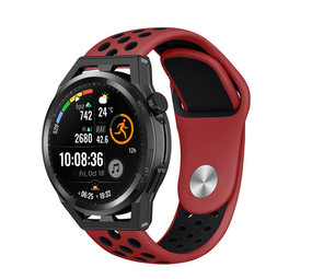 Strap-it Bracelet sport Huawei Watch GT (rouge/noir)