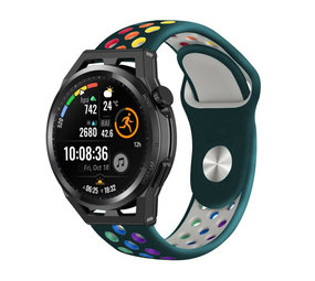 Strap-it Bracelet sport Huawei Watch GT (viridien/arc-en-ciel)