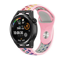 Strap-it Bracelet sport Huawei Watch GT (rose/arc-en-ciel)