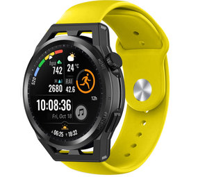 Strap-it Bracelet silicone Huawei Watch GT (jaune)