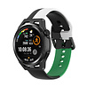 Strap-it Strap-it Bracelet sport Huawei Watch GT (noir-blanc-vert) Strap-it Strap-it Bracelet sport Huawei Watch GT (noir-blanc-vert)