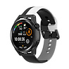 Strap-it Strap-it Bracelet sport Huawei Watch GT (noir-blanc-gris) Strap-it Strap-it Bracelet sport Huawei Watch GT (noir-blanc-gris)