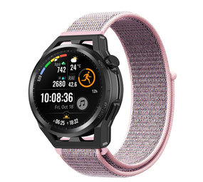 Strap-it Bracelet nylon Huawei Watch GT (rose)