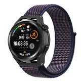 Strap-it Bracelet nylon Huawei Watch GT (violet-bleu)