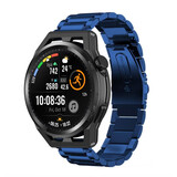 Strap-it Bracelet acier Huawei Watch GT (bleu)