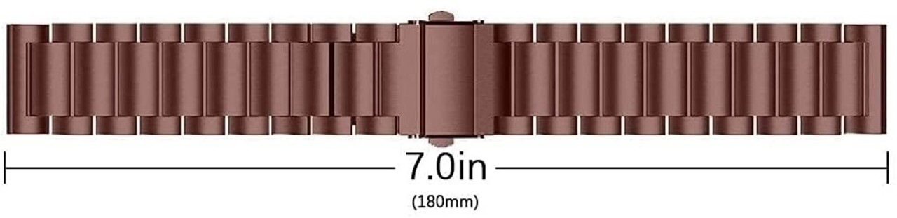 Strap-it Strap-it Bracelet acier Huawei Watch GT (bronze or)