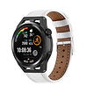 Strap-it Strap-it Bracelet cuir moderne Huawei Watch GT (blanc) Strap-it Strap-it Bracelet cuir moderne Huawei Watch GT (blanc)
