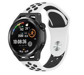 Strap-it Bracelet sport Huawei Watch GT (blanc/noir)