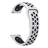 Strap-it Strap-it Bracelet sport Huawei Watch GT (blanc/noir) Strap-it Strap-it Bracelet sport Huawei Watch GT (blanc/noir)