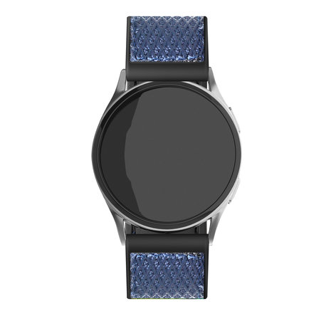 Strap-it Strap-it Bracelet nylon hybride Huawei Watch GT (bleu)