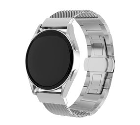 Strap-it Bracelet acier/Milanaise Huawei Watch GT (argent)