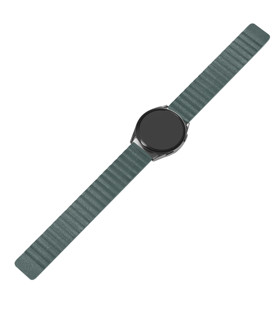 Strap-it Strap-it Bracelet cuir Loop Huawei Watch GT (viridien)