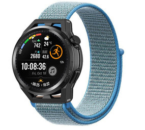 Strap-it Bracelet nylon Huawei Watch GT (bleu)