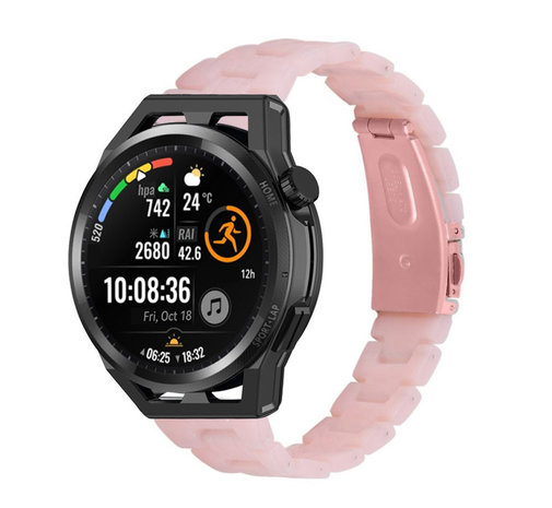Strap-it Strap-it Bracelet résine Huawei Watch GT (rose)